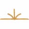 Ekena Millwork Redmond Rough Sawn Timber Gable Bracket, Western Red Cedar, 96"W x 52"H x 2"D x 4"F, 13/12 Pitch GBW096X52X0204RED00RWR - alternate 5